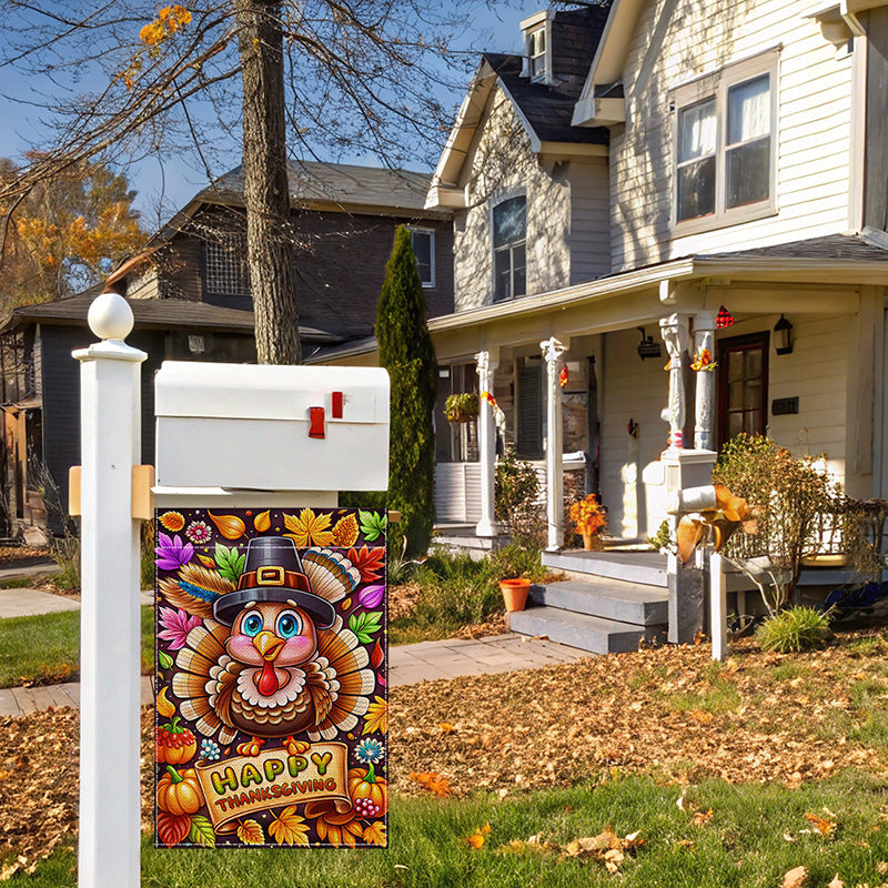 Decorative Double-Sided Garden Flag