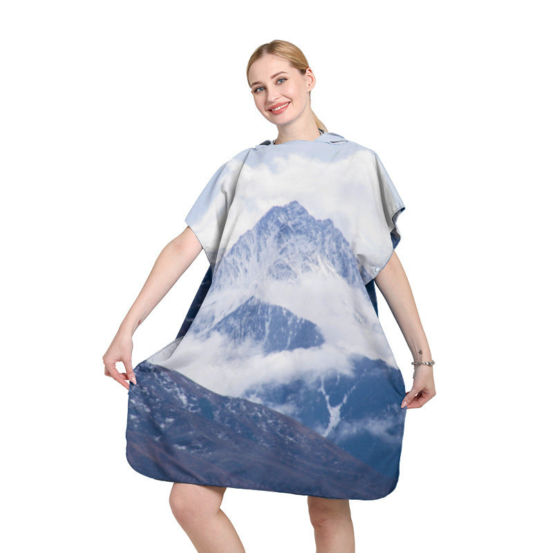 Beach dress with tropical print Stornfield