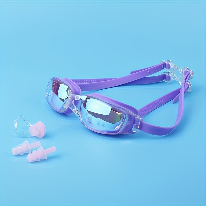Swimming goggles with ergonomic design and adjustable head strap Stornfield
