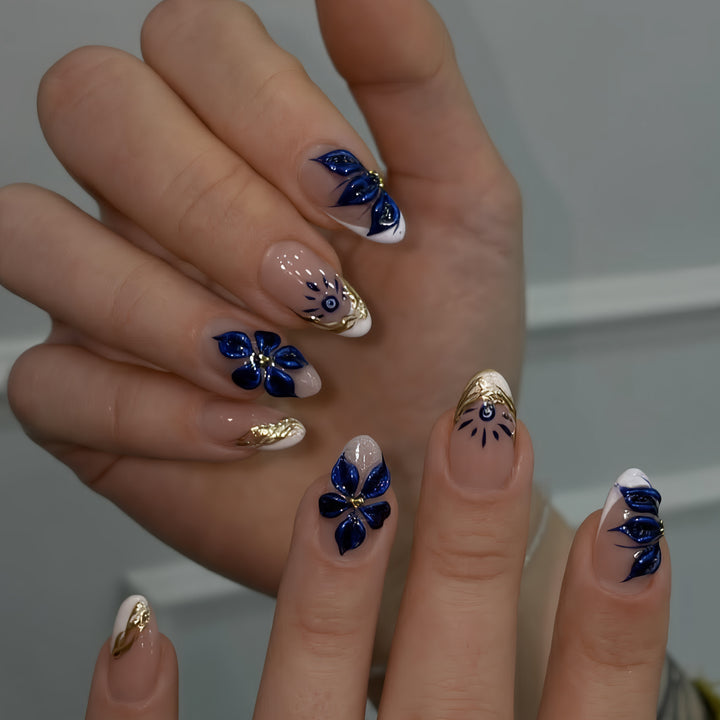 Floral Elegance Press-On Nails