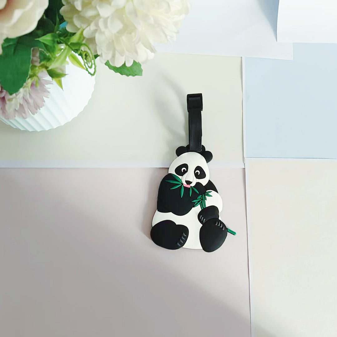 Unisex Panda-Themed Luggage Tag Stornfield