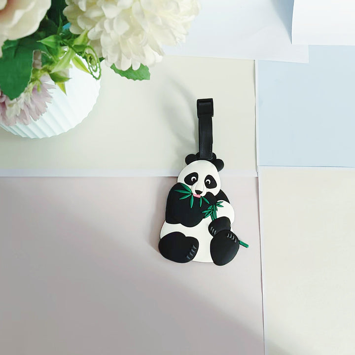 Unisex Panda-Themed Luggage Tag Stornfield