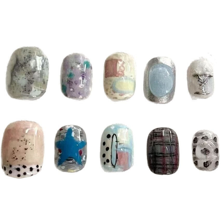 Artistic Press-On Nail Art Collection Stornfield