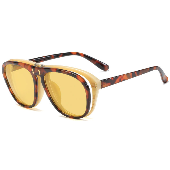 Women's modern oversized sunglasses with unique tortoise design Stornfield