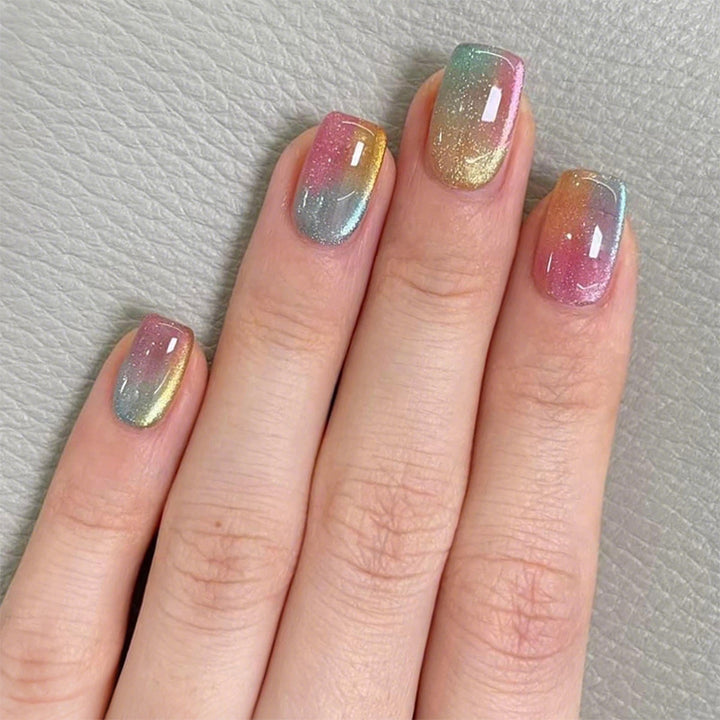 Acrylic nail set with gradient design Stornfield