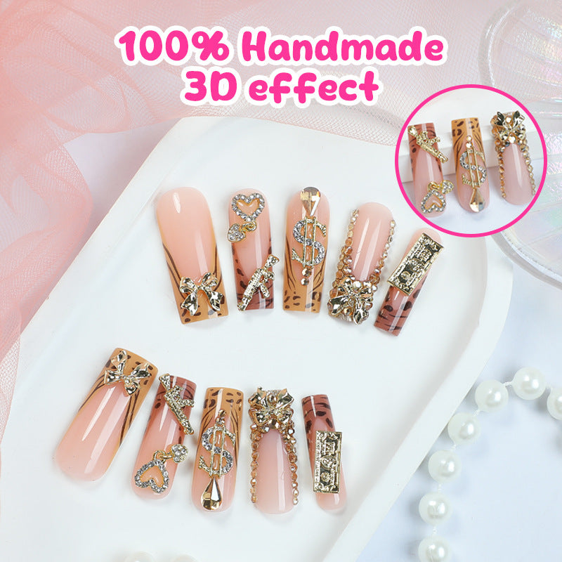 Nail art set with elegant decor and glitter Stornfield