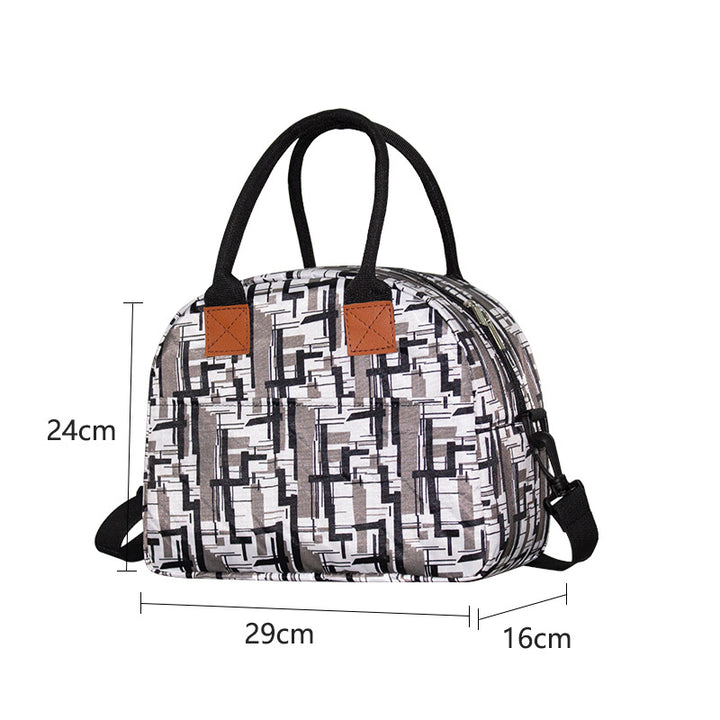 Ladies cooler bag with stylish floral pattern Stornfield