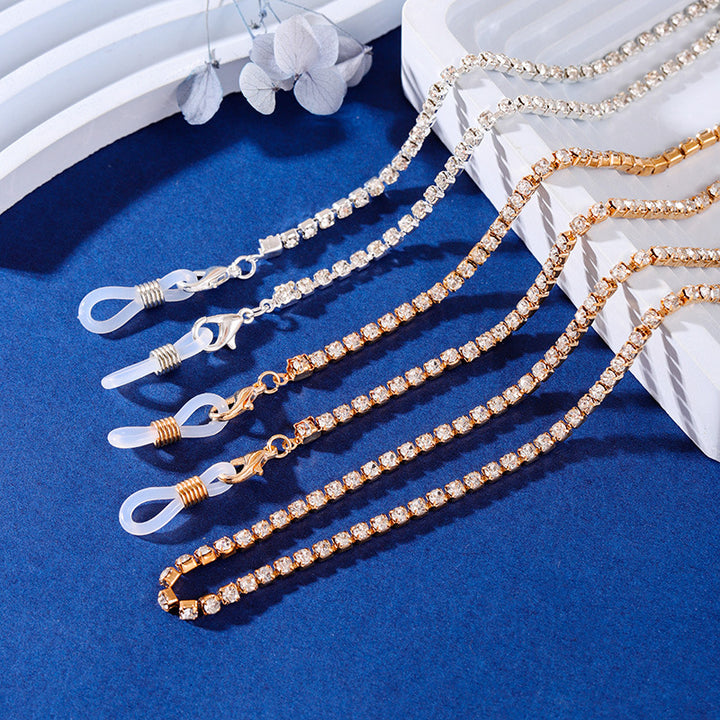 Rhinestone Eyewear Retainer Chain Stornfield