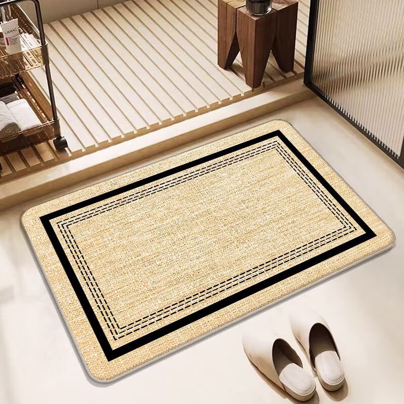 Butterfly-Inspired Decorative Bath Mat Stornfield