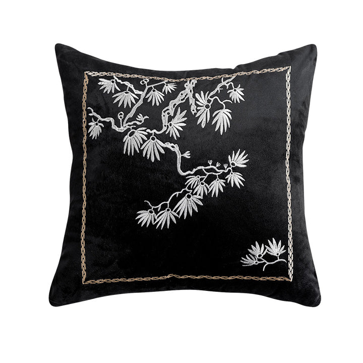 Elegant decorative pillow with zebra pattern