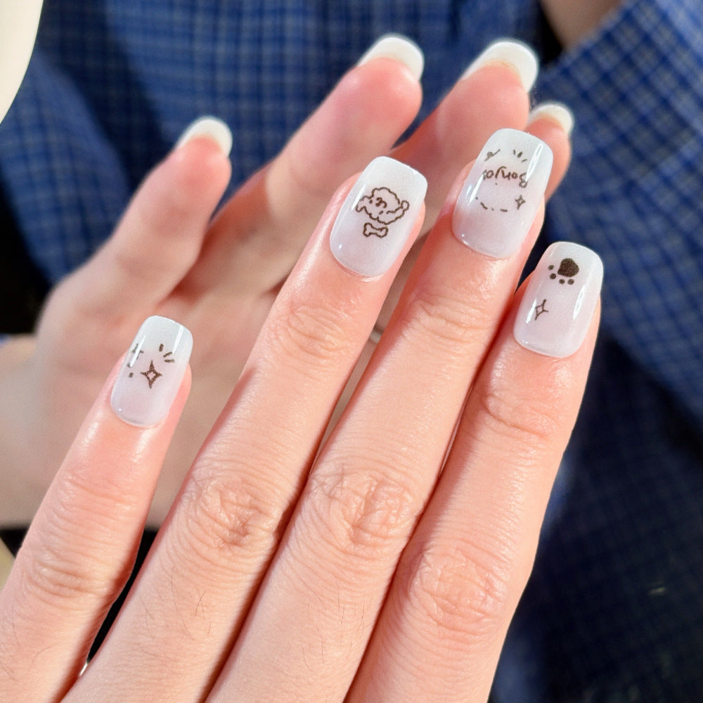 Whimsical Character Press-On Nail Set Stornfield