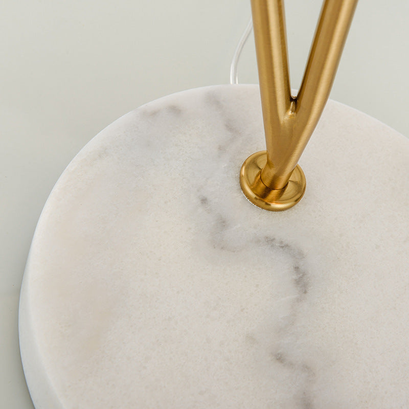 Modern Table Lamp with Geometric Base