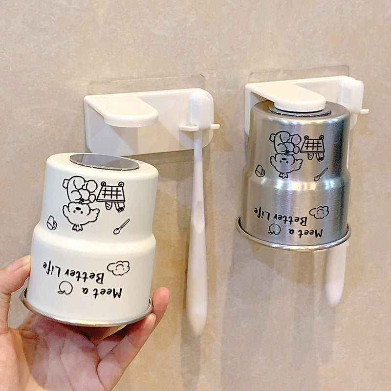 Wall-mounted toothbrush holder made of stainless steel Stornfield