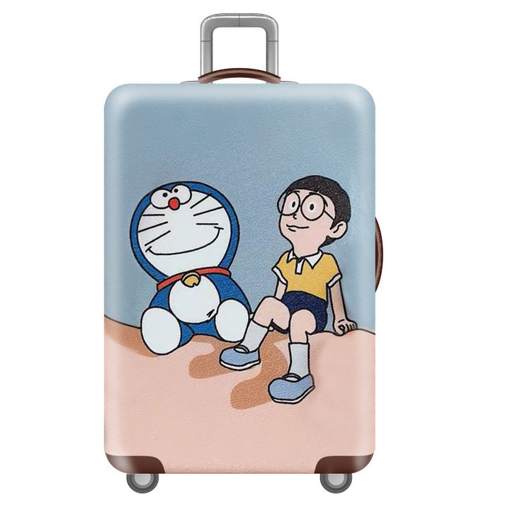 Unisex children's suitcase with reinforced hard shell, telescopic handle and Kuromi motif Stornfield