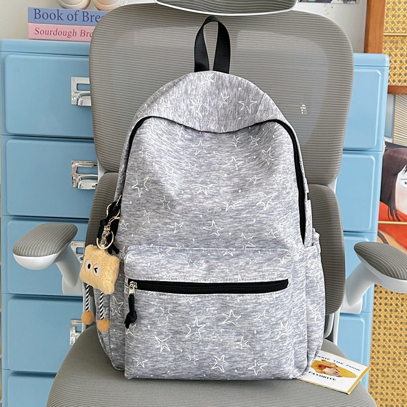 Stylish Casual Backpack with Star Pattern Stornfield