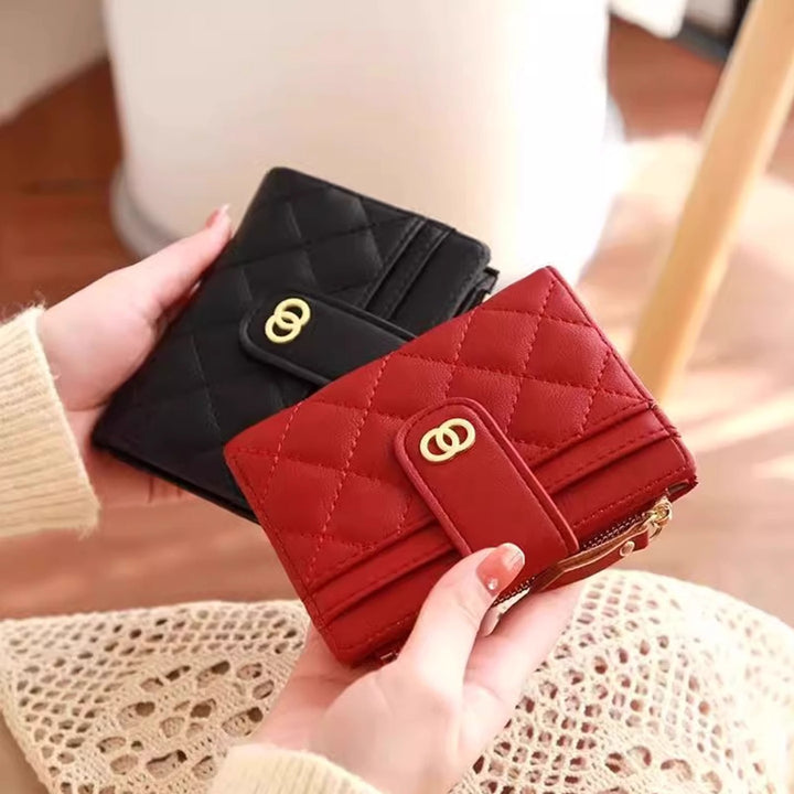Quilted Mini Cardholder Wallet