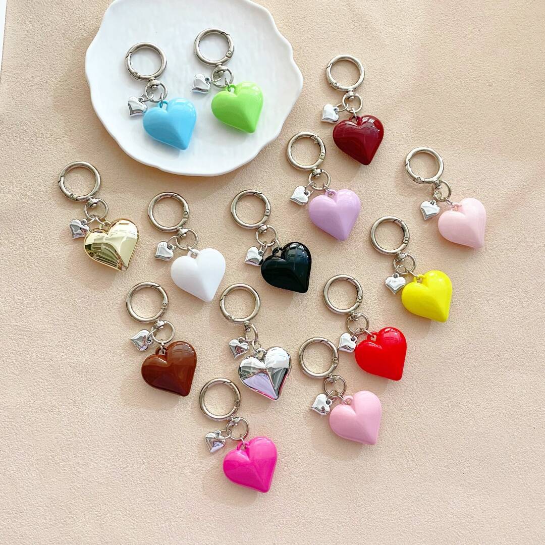 Heart-Shaped Charm Keychain Stornfield