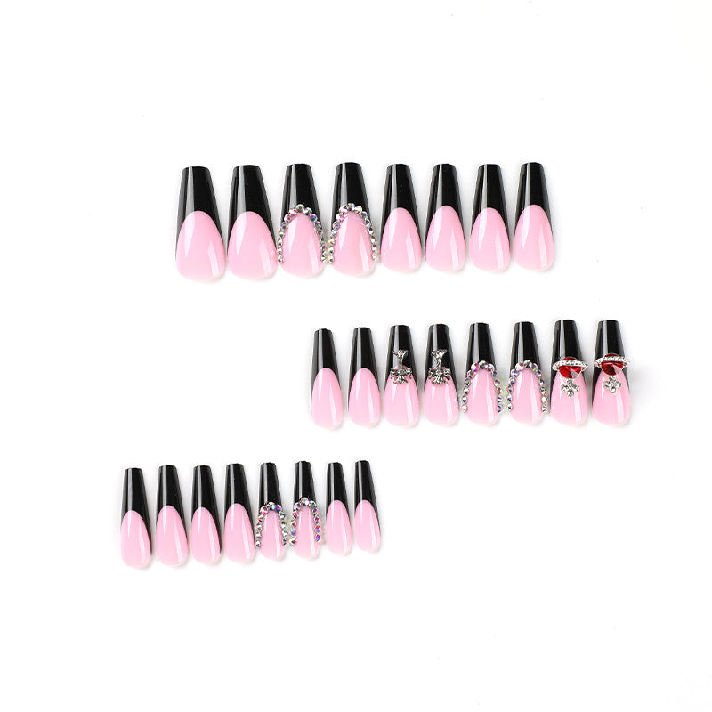 Artful Nail Extensions with Rhinestone and Planet Designs Stornfield