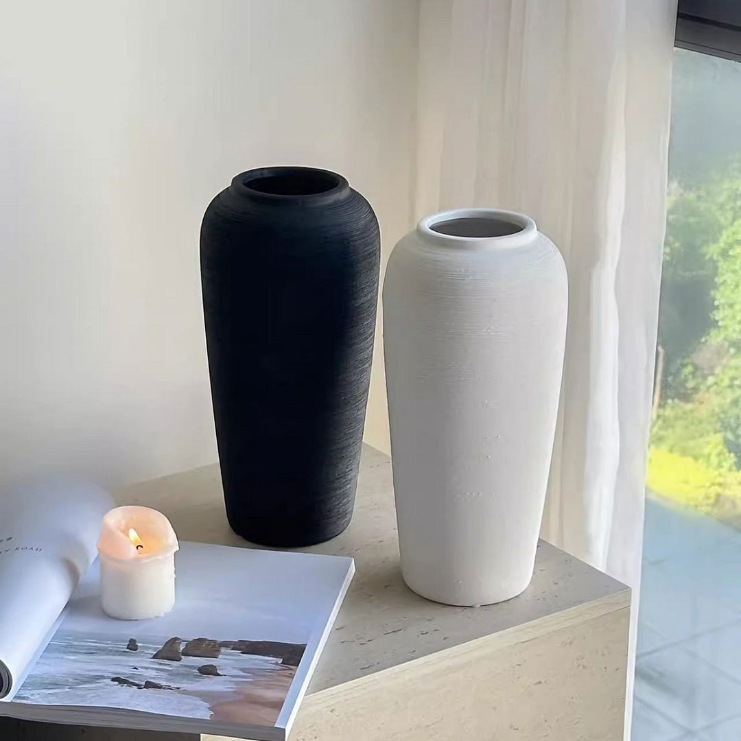 Elegant Textured Ceramic Vase