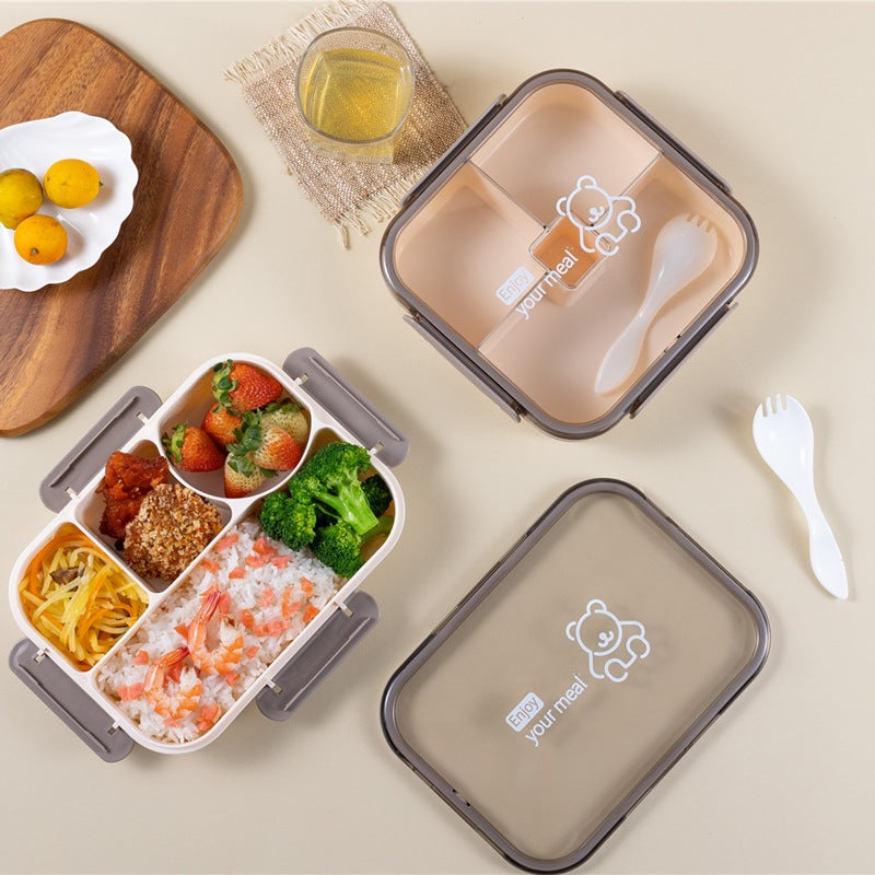 Multi-Compartment Bento Storage Box