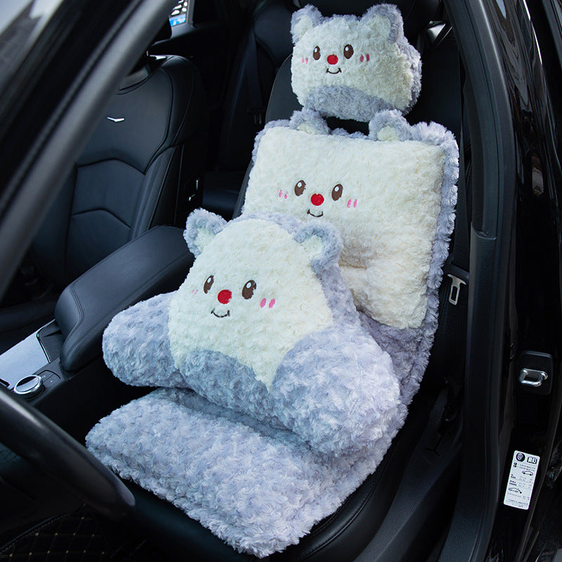 Plush car seat cover Stornfield