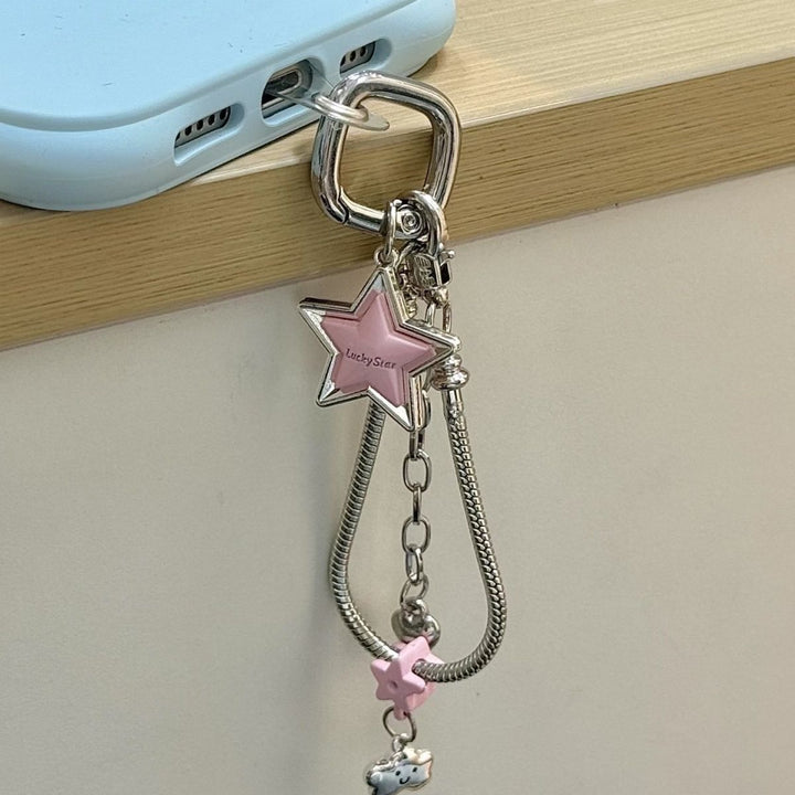 Decorative Star Charm Keychain Holder Stornfield