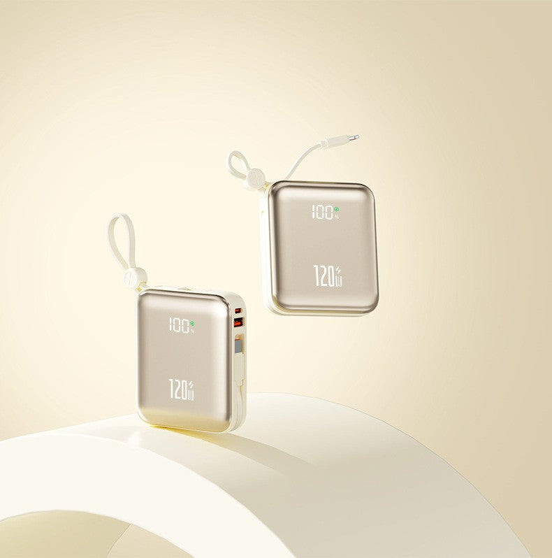 Compact power bank with state-of-the-art quick charging function and digital display Stornfield