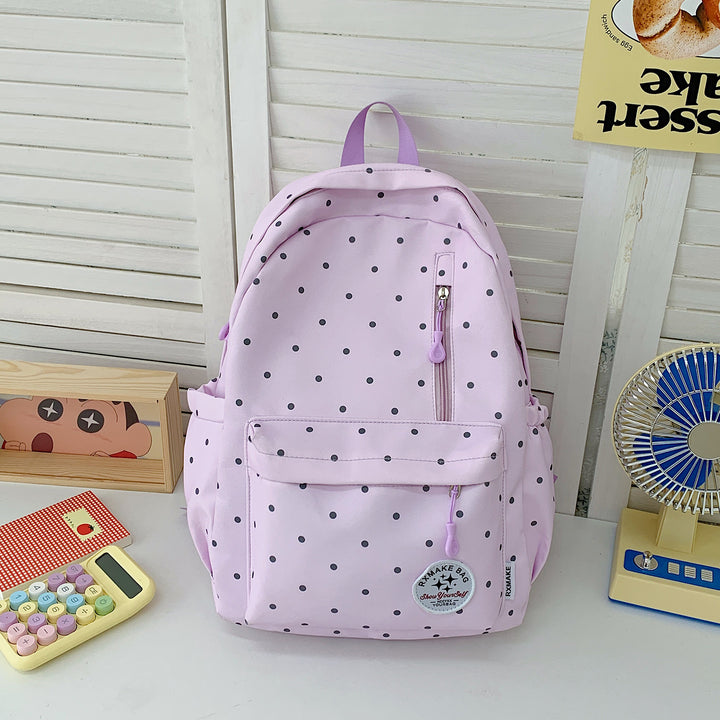 Polka Dot Student Backpack Stornfield