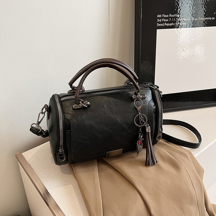 Leather Handheld Satchel