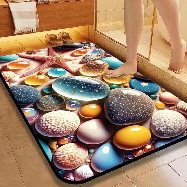 Pebble Design Bath Mat