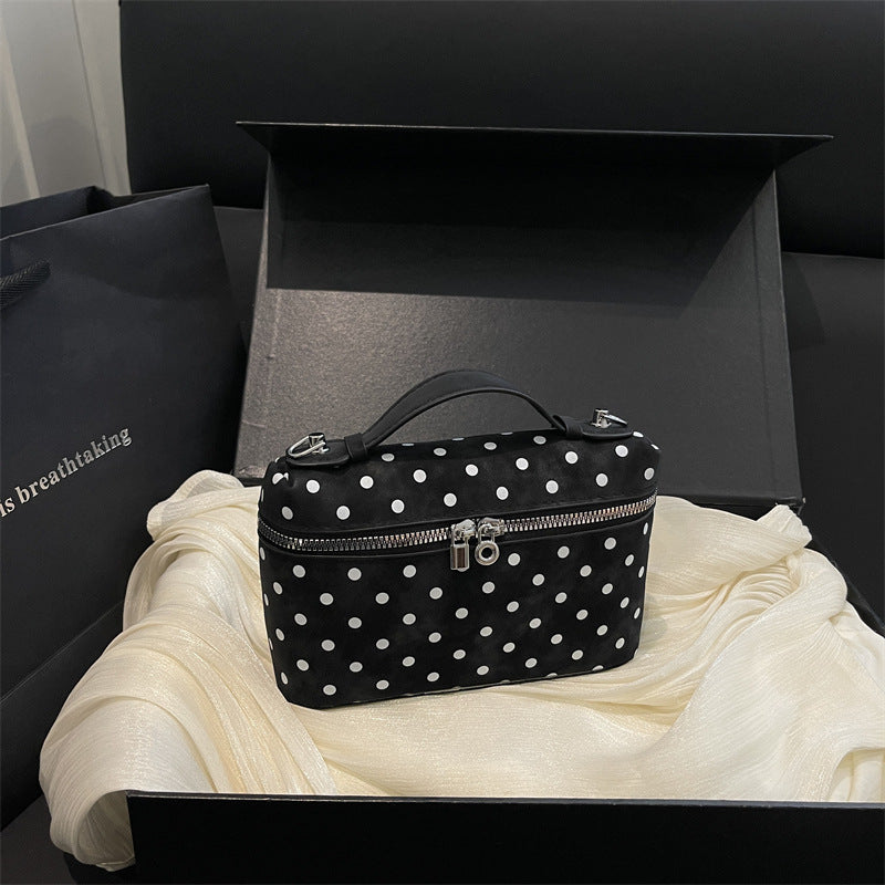 Stylish Polka Dot Makeup Organizer