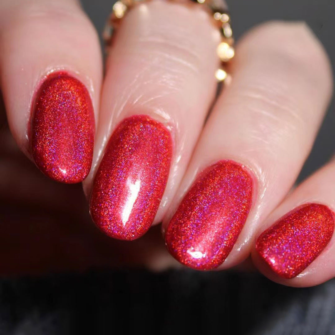 Glittery Press-On Toenail Set Stornfield