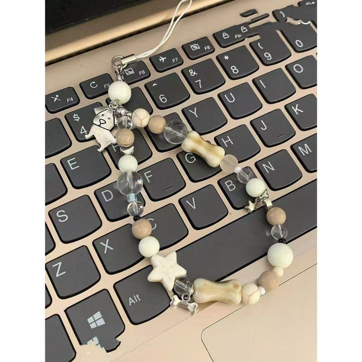 Decorative Beaded Dog Charm Bracelet Stornfield