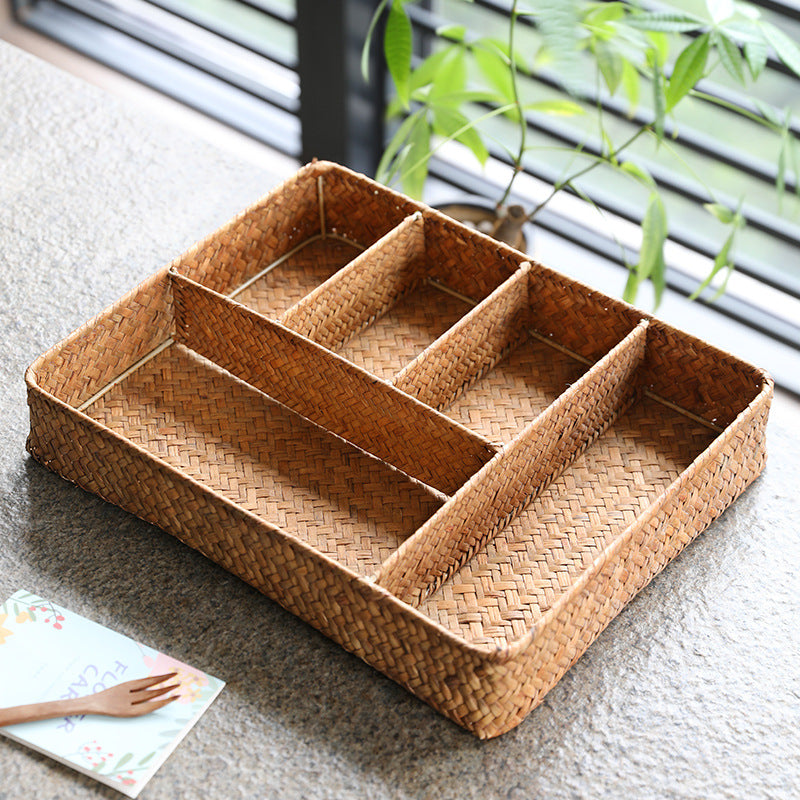 Unisex Practical Storage Basket with Three Compartments Stornfield