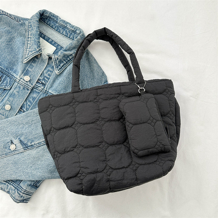 Cozy Quilted Tote Bag