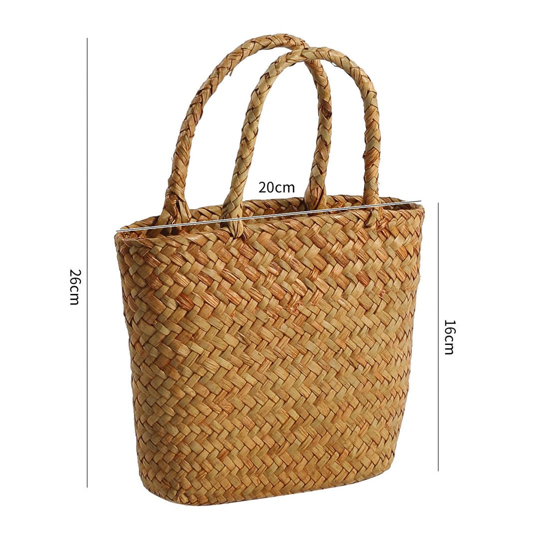 Handcrafted Woven Shopping Tote Stornfield
