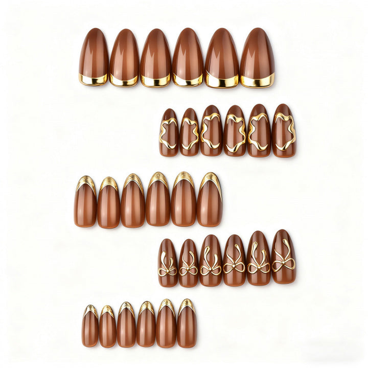 Decorative Press-On Nail Art Set Stornfield