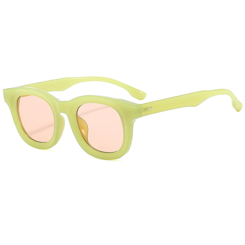 Women's Round Sunglasses with Stylish, Wide Plastic Frame Stornfield