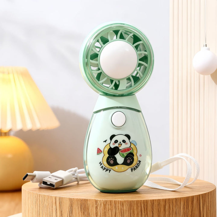 Women Portable Hand Fan with Unique Cat Design Stornfield