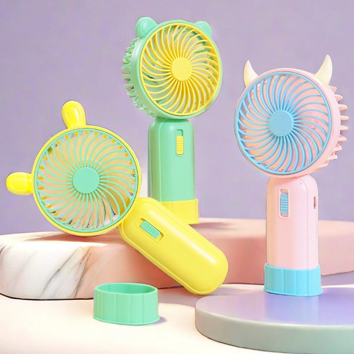 Women Portable Handheld Fan with Animal Design Stornfield