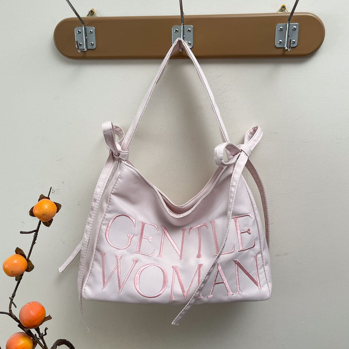 Stylish Satin Bucket Bag Stornfield