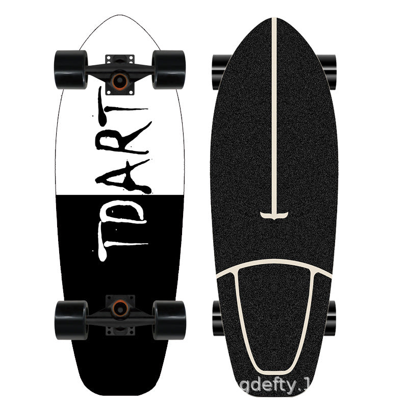 Artistic Lion Design Skateboard Stornfield