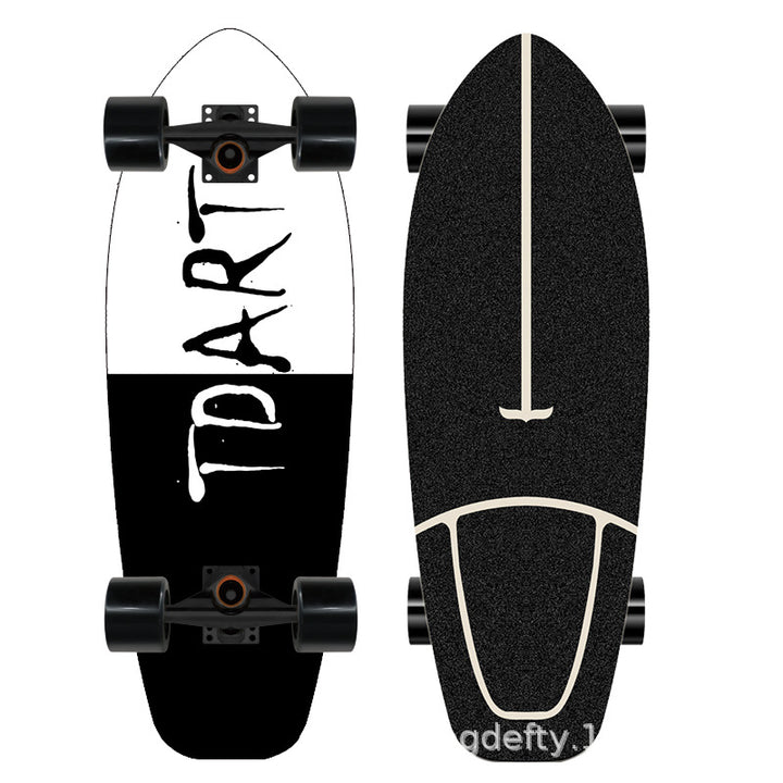 Artistic Lion Design Skateboard Stornfield