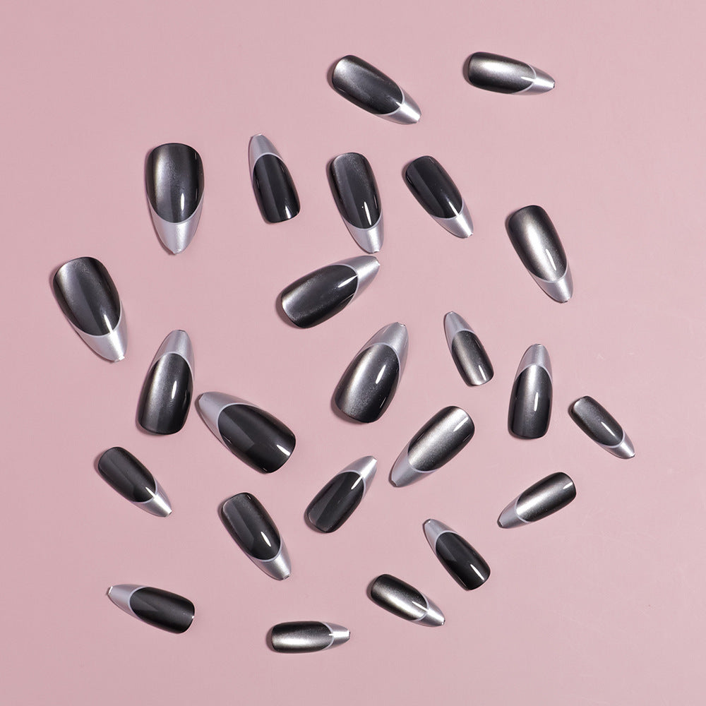 Artful Abstract Design Press-On Nails Stornfield