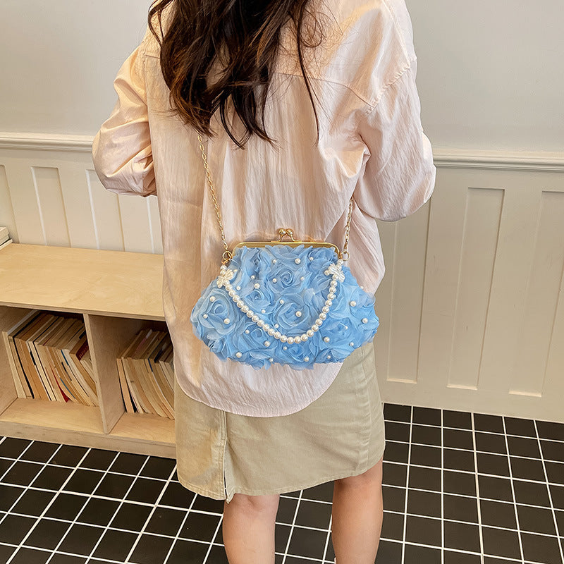 Floral Embellished Evening Clutch