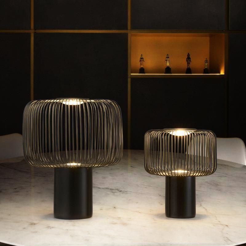 Decorative Wire Mesh Table Lamp