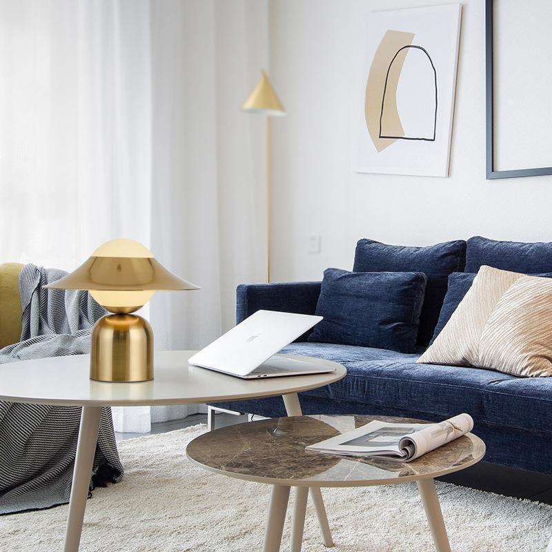 Modern Table Lamp with Unique Sculptural Design