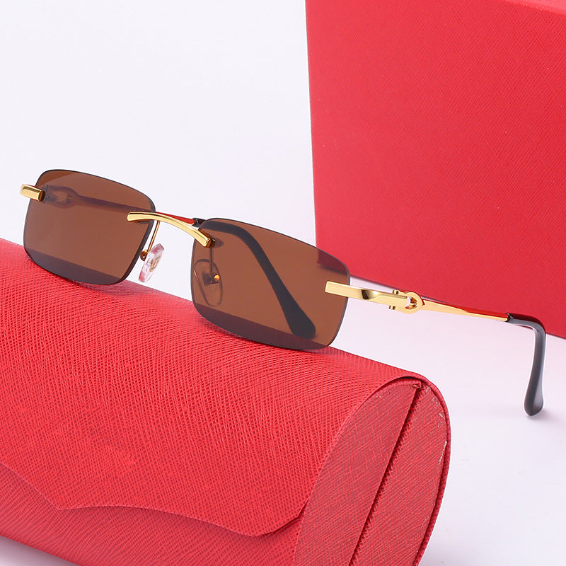 Women's elegant half-frame glasses with comfortable nose pads Stornfield