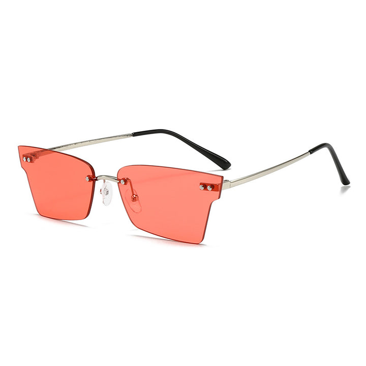 Ladies trendy geometric sunglasses with ultra-light frame Stornfield