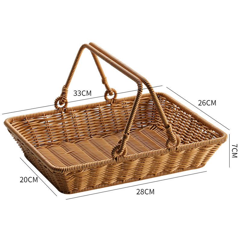 Unisex Rectangular Shopping and Storage Basket Stornfield